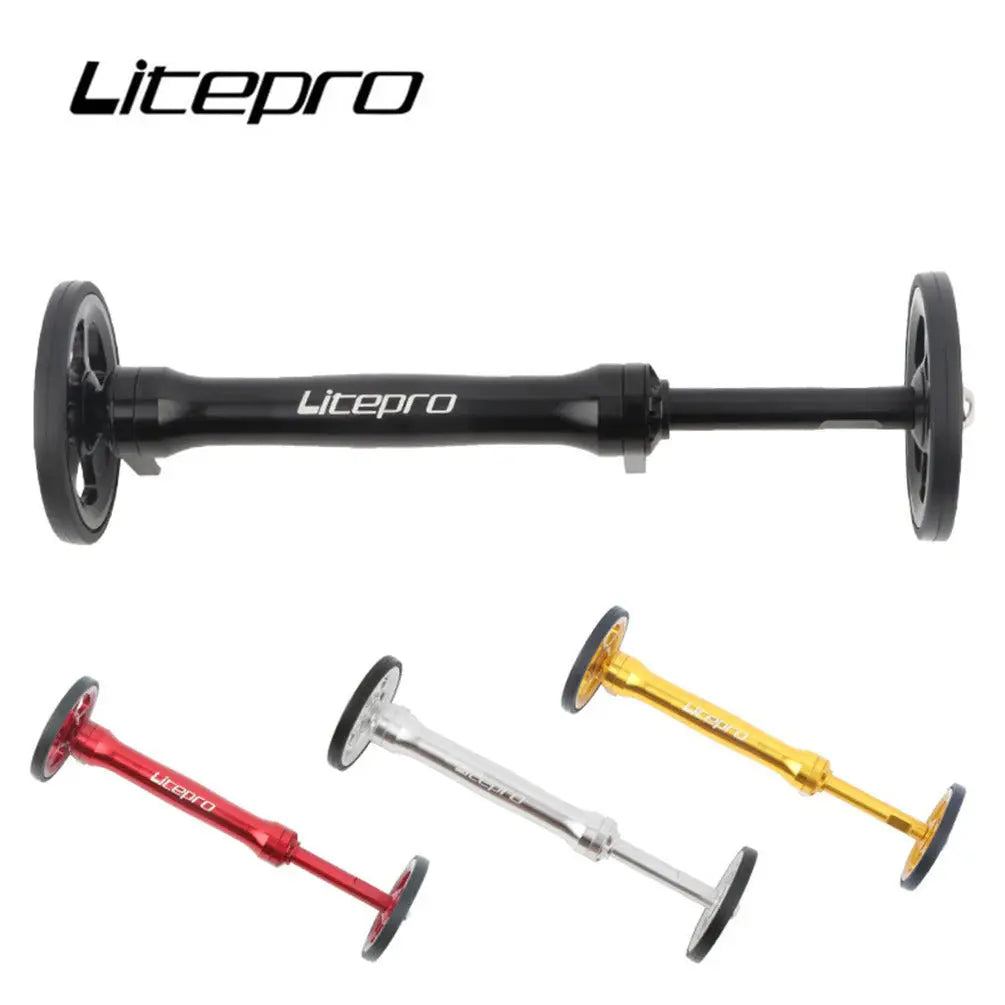 Litepro 60mm Easy Wheel with Extension Rod Set GoodTime Cycle
