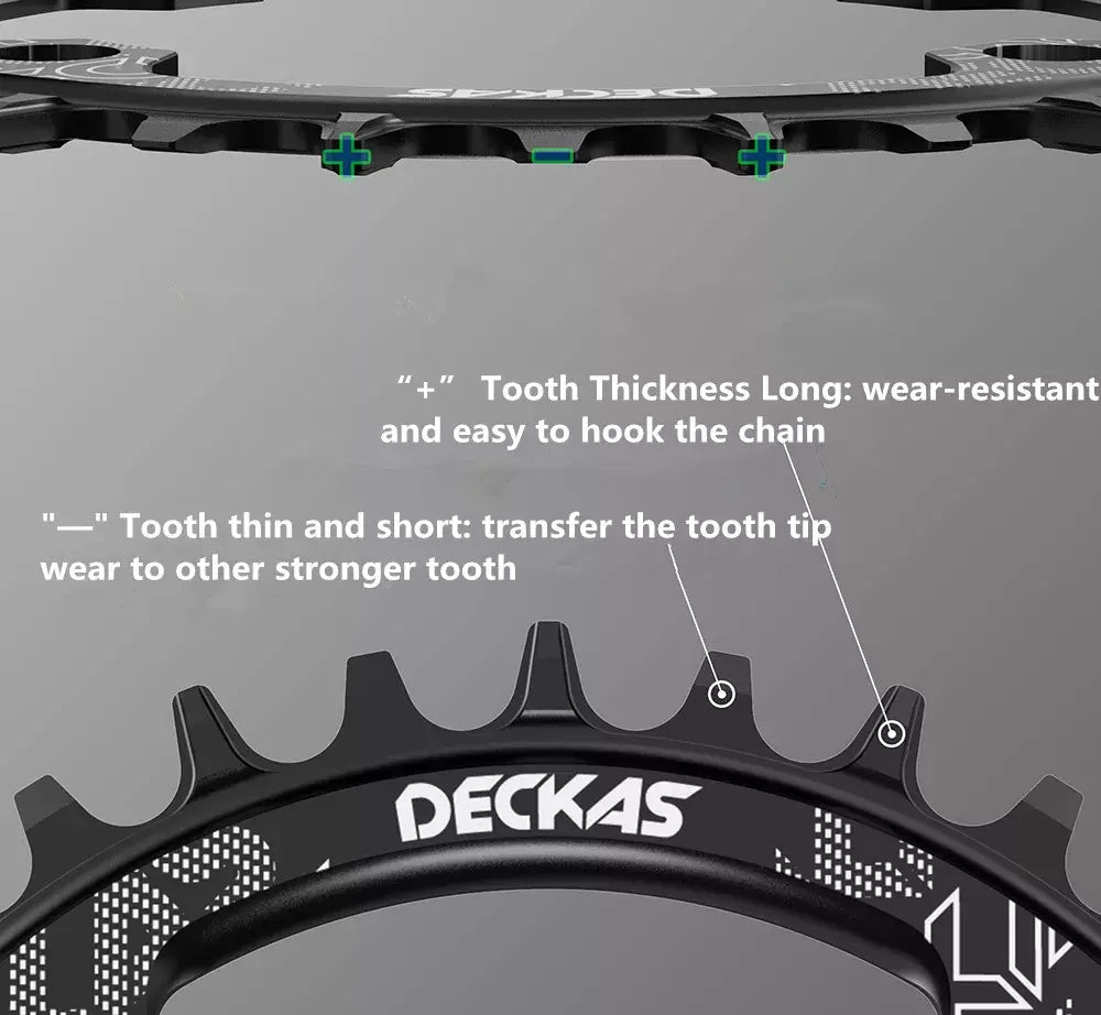 Deckas 110BCD Narrow Chainring - GoodTime Cycle