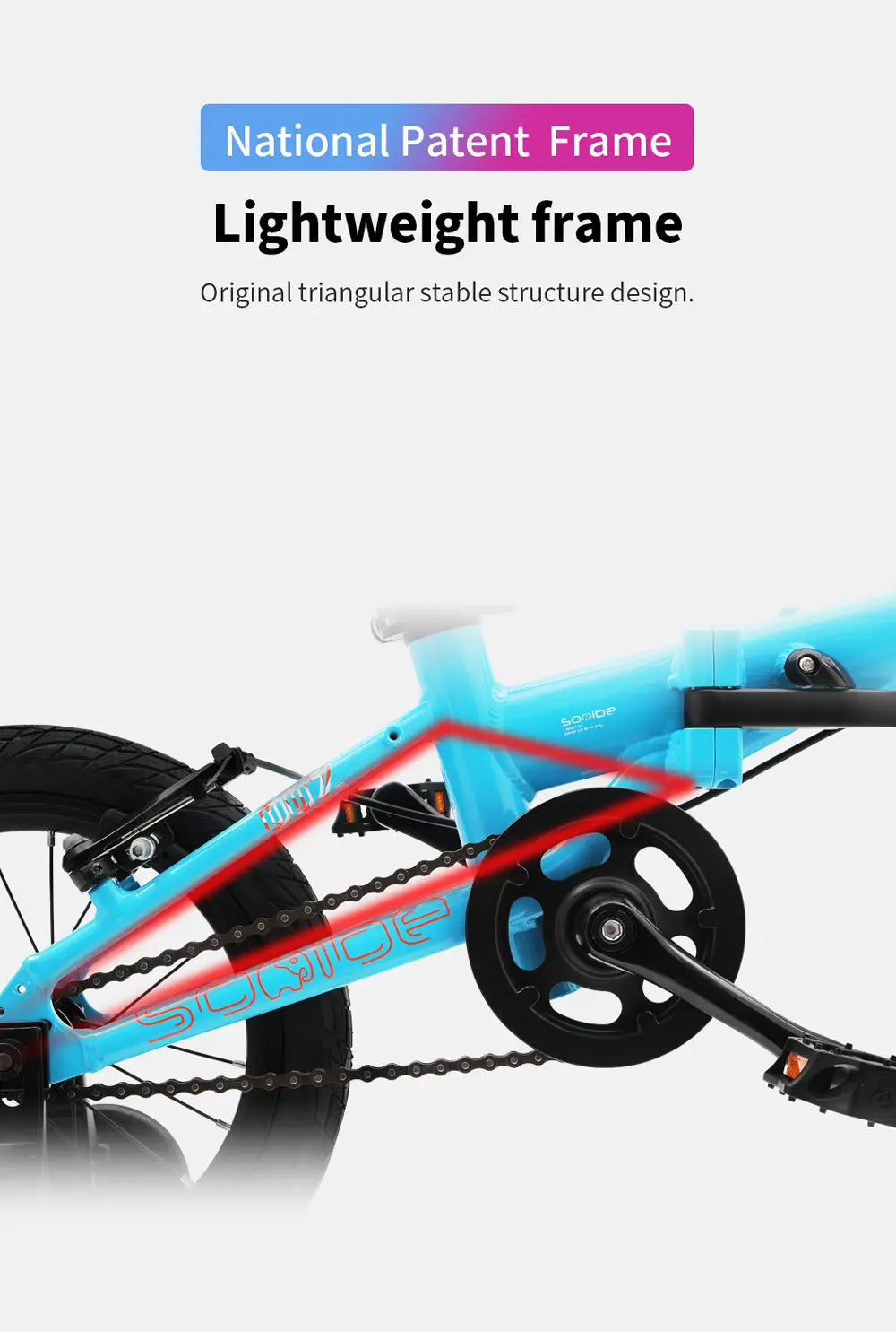 Sooibe 007 14″ Kids Foldable Bike GoodTimes Cycle