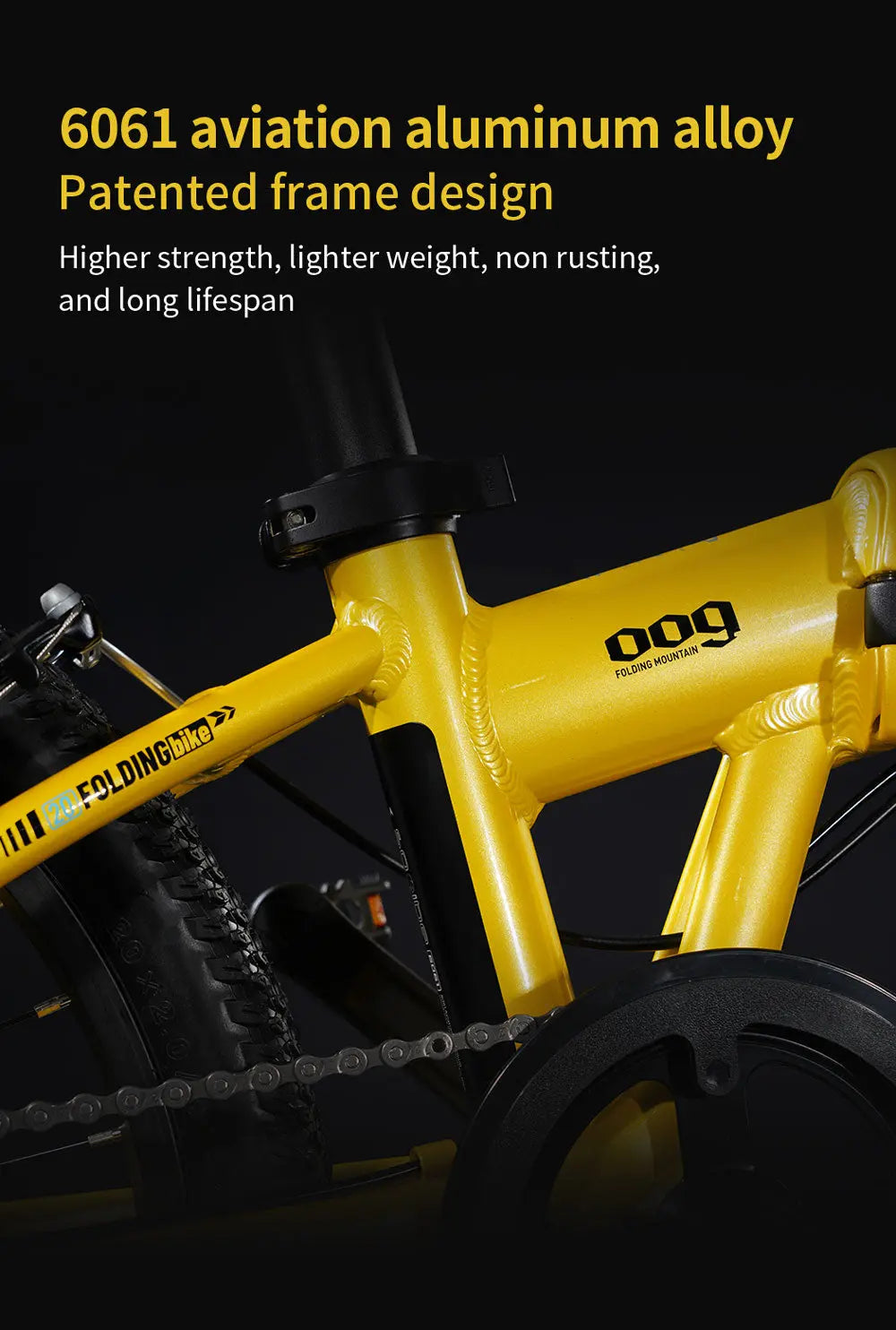 Sooibe 009 16″ Kids Foldable Mountain Bike GoodTimes Cycle