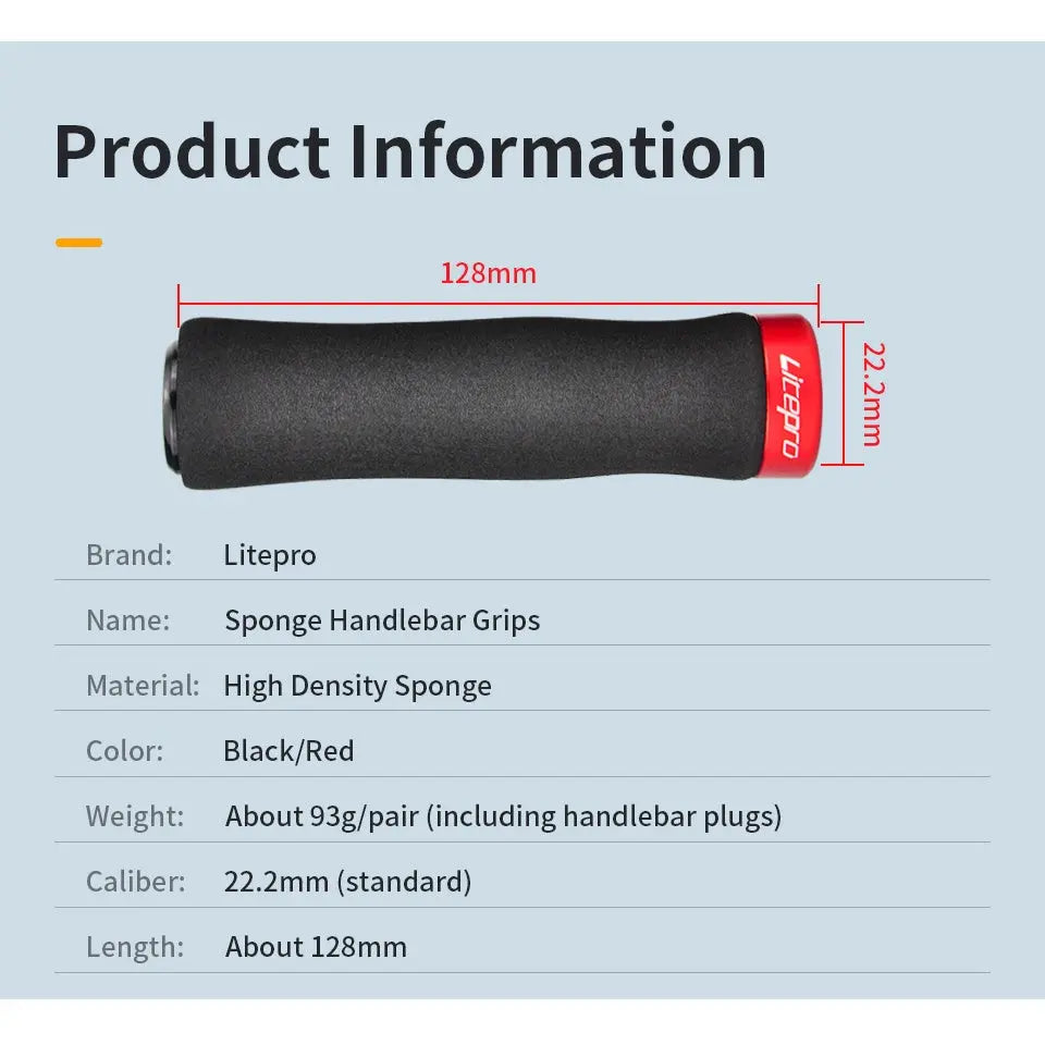 Litepro Sponge Lock-On Grips GoodTime Cycle
