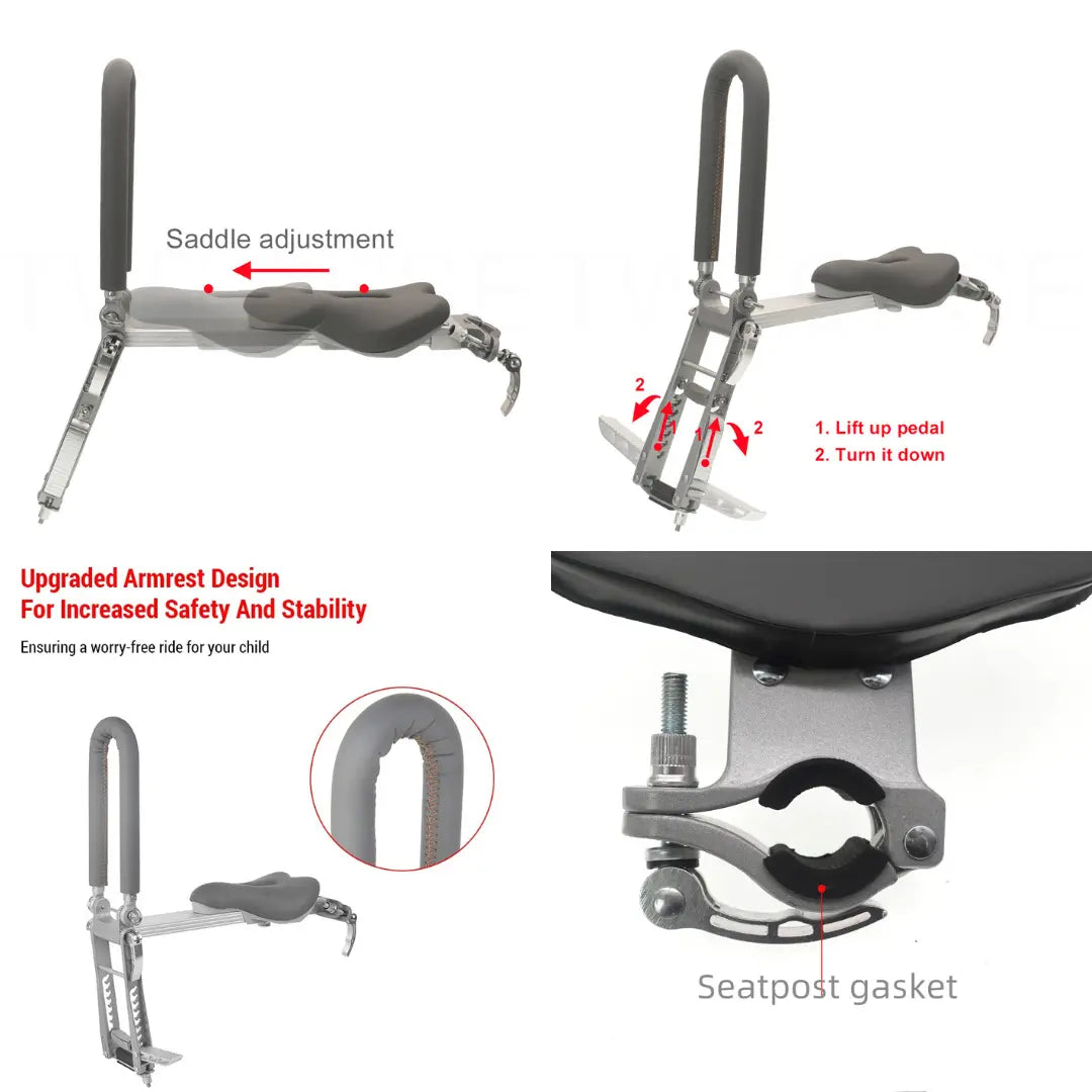 Quick Release Foldable Child Seat GoodTime Cycle