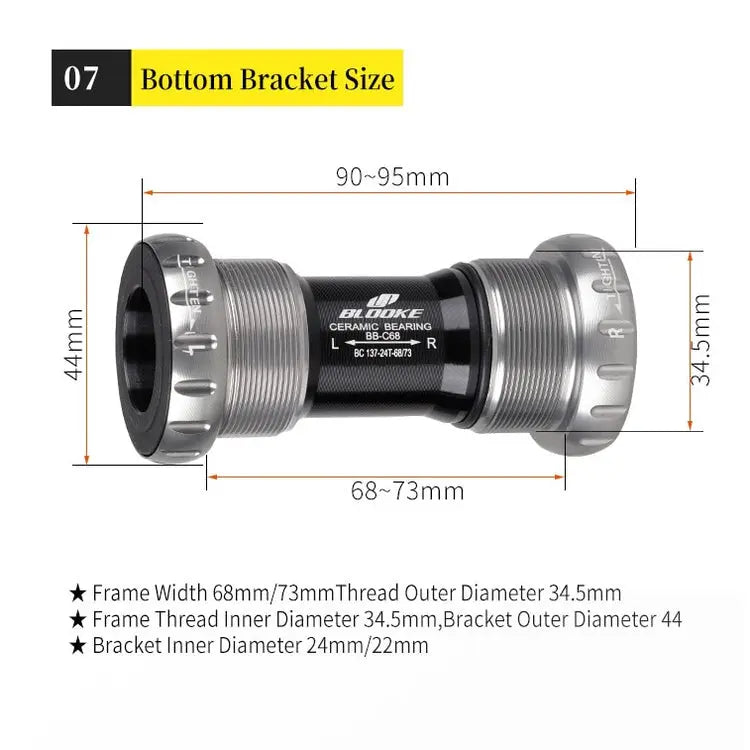 BLOOKE Sealed/Ceramic Bottom Bracket GoodTime Cycle