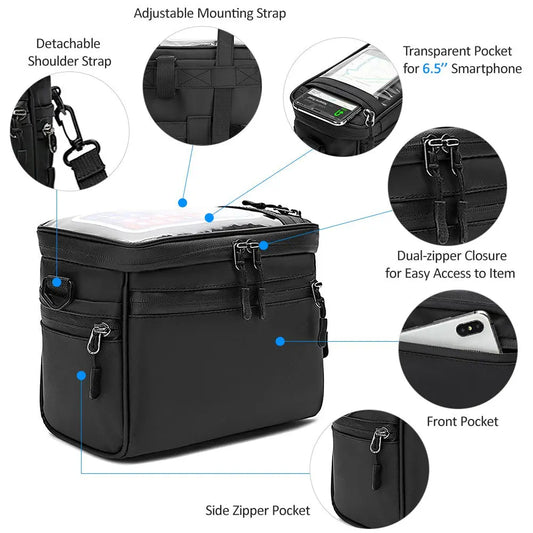 Portable Handlebar Bag - GoodTime Cycle