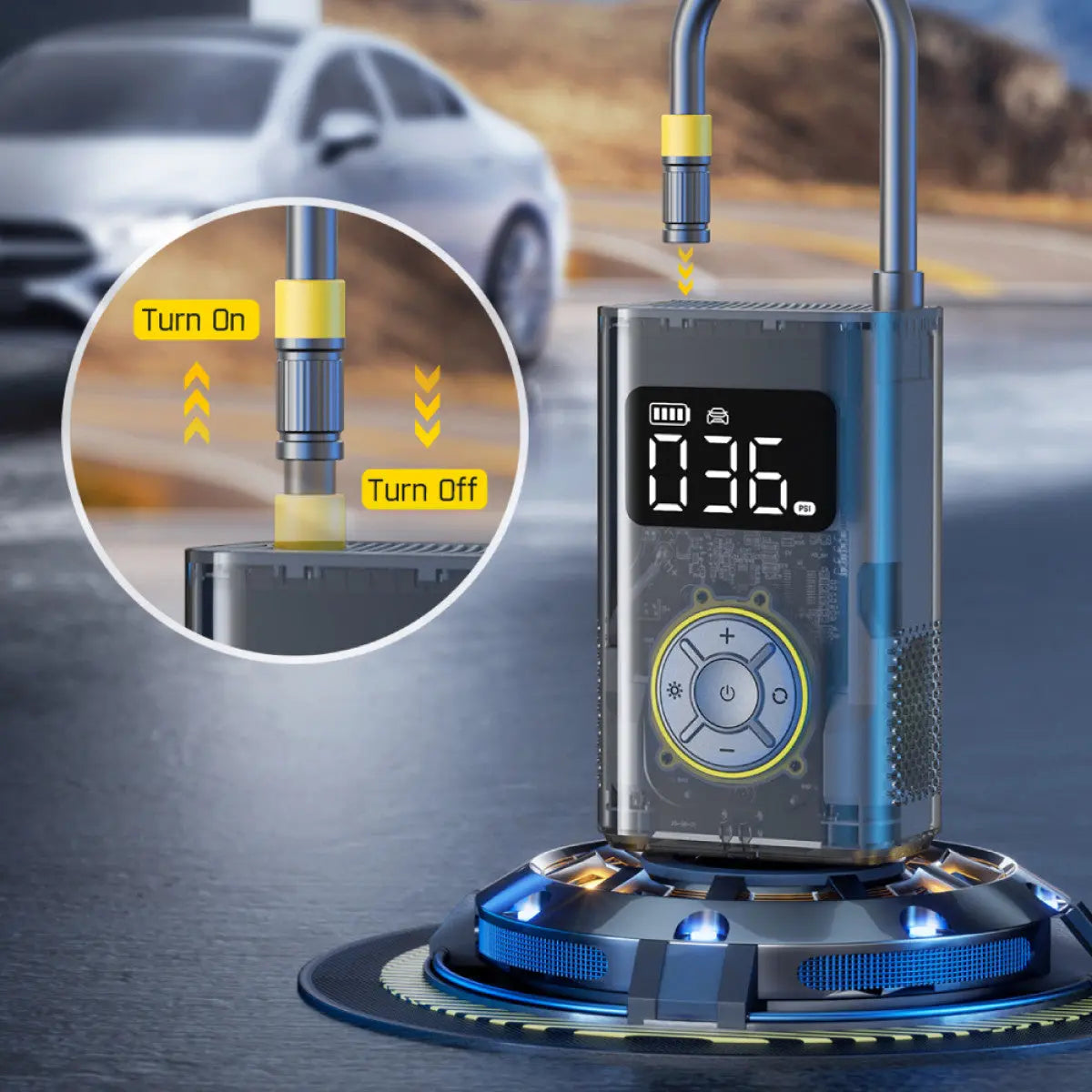 Fanttik X9 Pro Portable Electric Pump GoodTime Cycle
