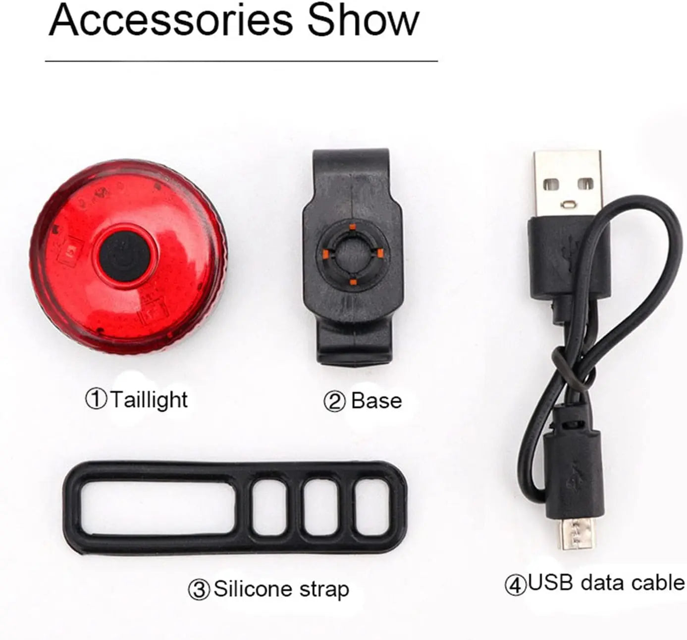 USB Rechargeable Rear Light GoodTime Cycle