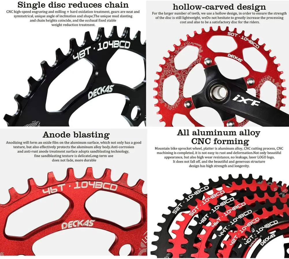 Deckas Oval Narrow Chainring GoodTime Cycle