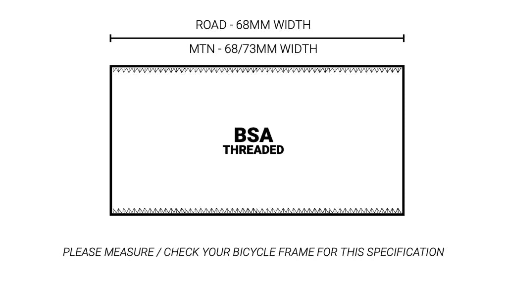 Praxis BSA 68mm Bottom Bracket GoodTime Cycle