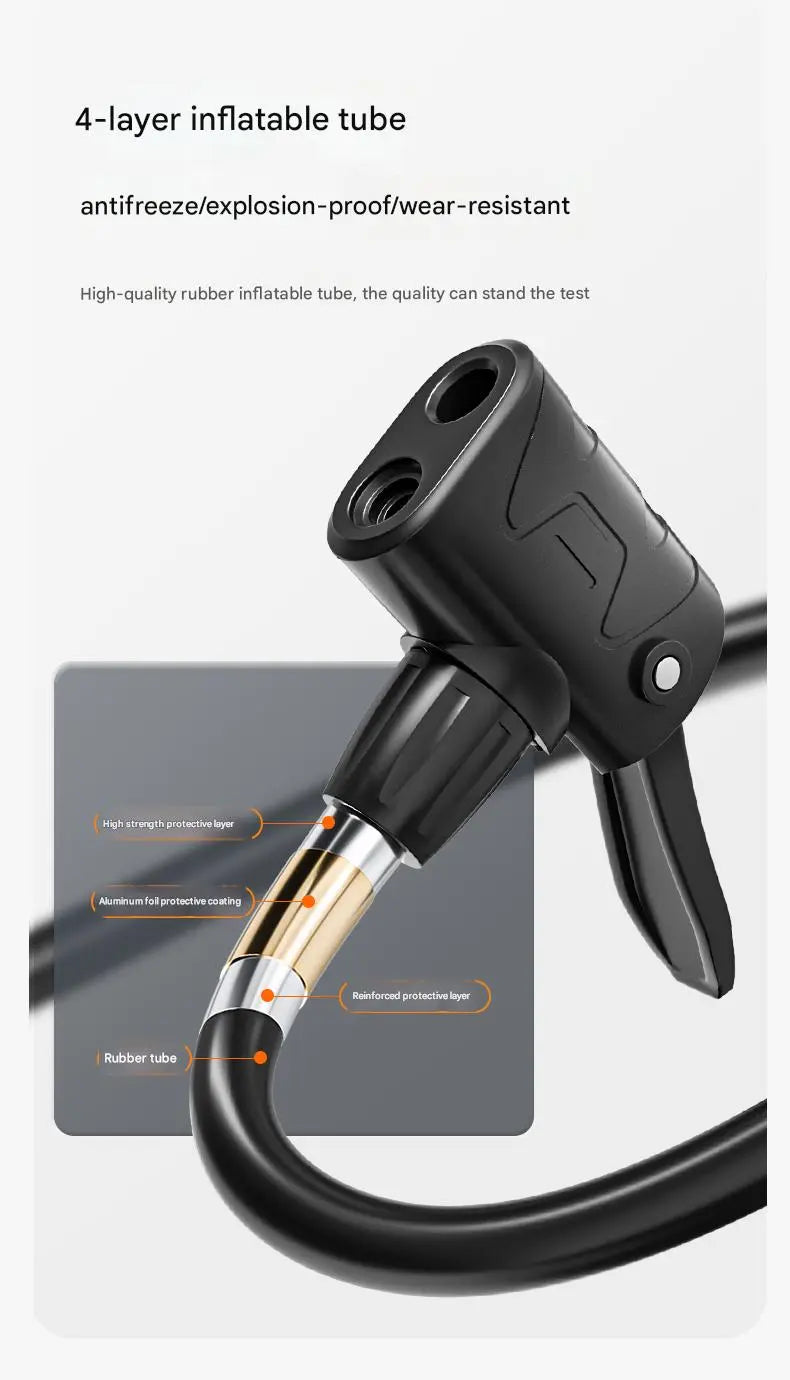 Floor Pump with Pressure Gauge - GoodTime Cycle