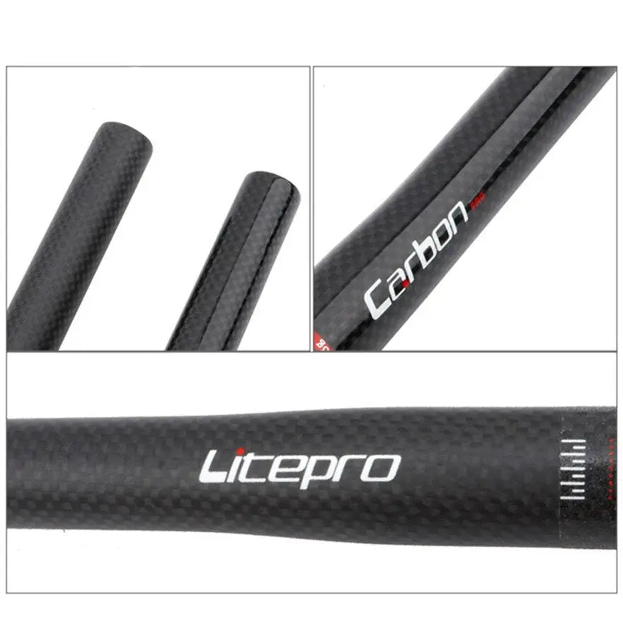 Litepro Carbon Fiber Straight Handlebar GoodTime Cycle