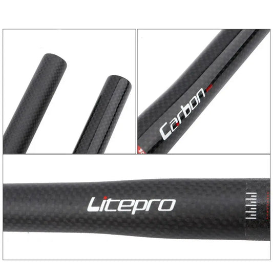 Litepro Carbon Fiber Straight Handlebar GoodTime Cycle