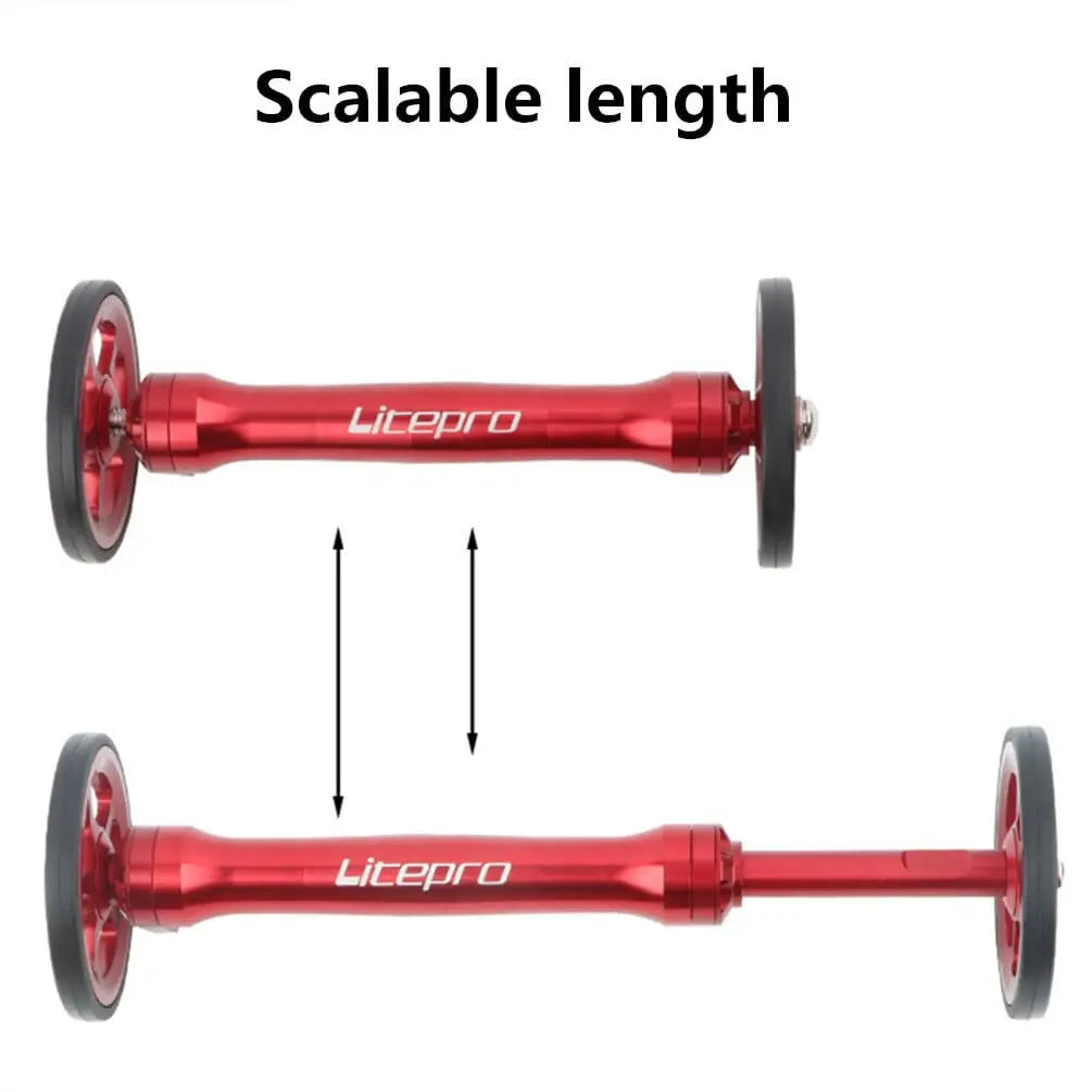 Litepro 60mm Easy Wheel with Extension Rod Set GoodTime Cycle