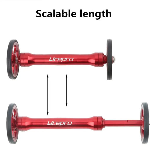 Litepro 60mm Easy Wheel with Extension Rod Set GoodTime Cycle