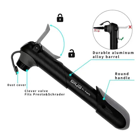 GIYO Mini Hand Pump - GoodTime Cycle