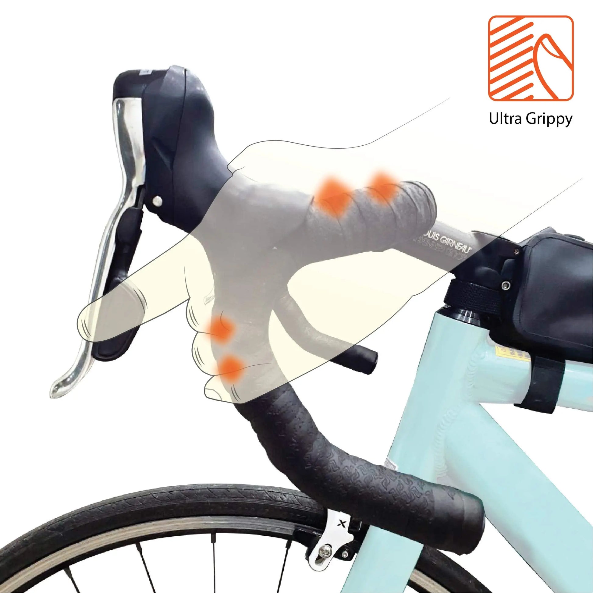 Skwiki Tacky PU Leather Bar Tape - GoodTime Cycle