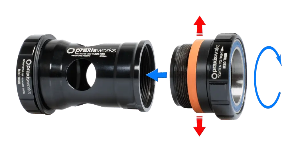 Praxis M30 BB30/PF30 68mm Bottom Bracket
