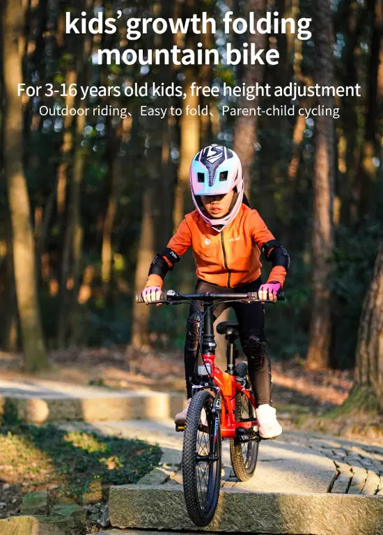 Sooibe 009 16″ Kids Foldable Mountain Bike GoodTimes Cycle
