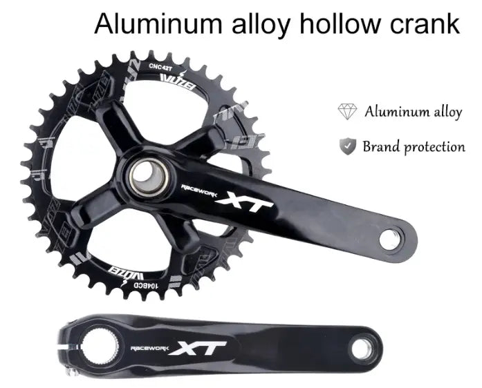 Racework XT Hollowtech Crankset GoodTime Cycle