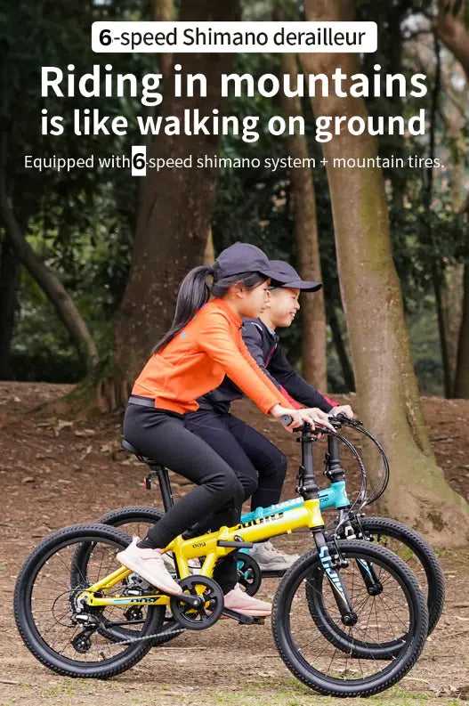 Sooibe 009 16″ Kids Foldable Mountain Bike GoodTimes Cycle