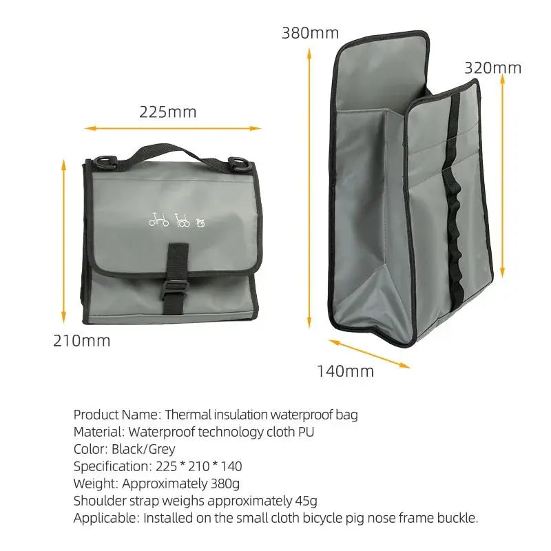 Thermal Front Block Bag GoodTime Cycle