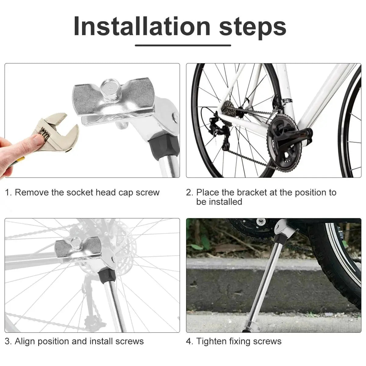 Adjustable Center Kickstand GoodTime Cycle