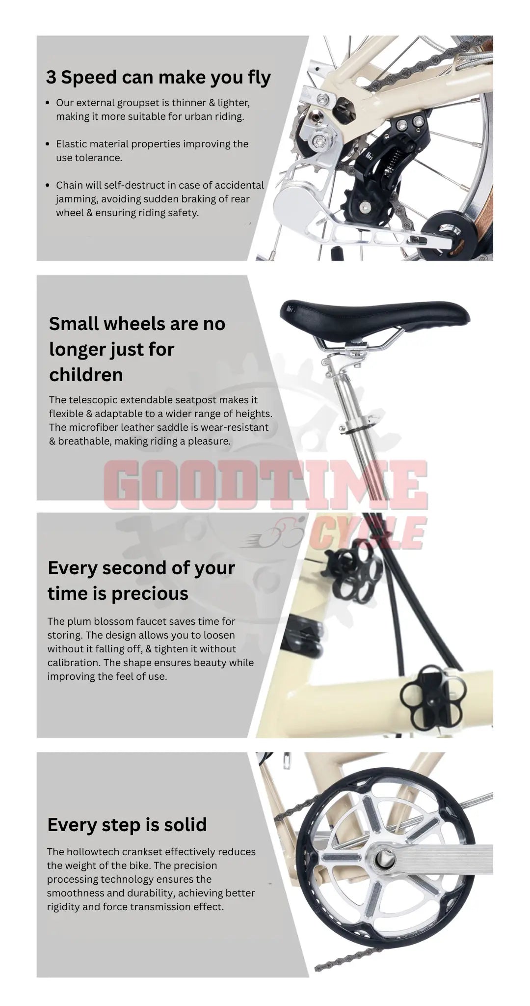 Bike's Nano 14" Mini Trifold GoodTime Cycle