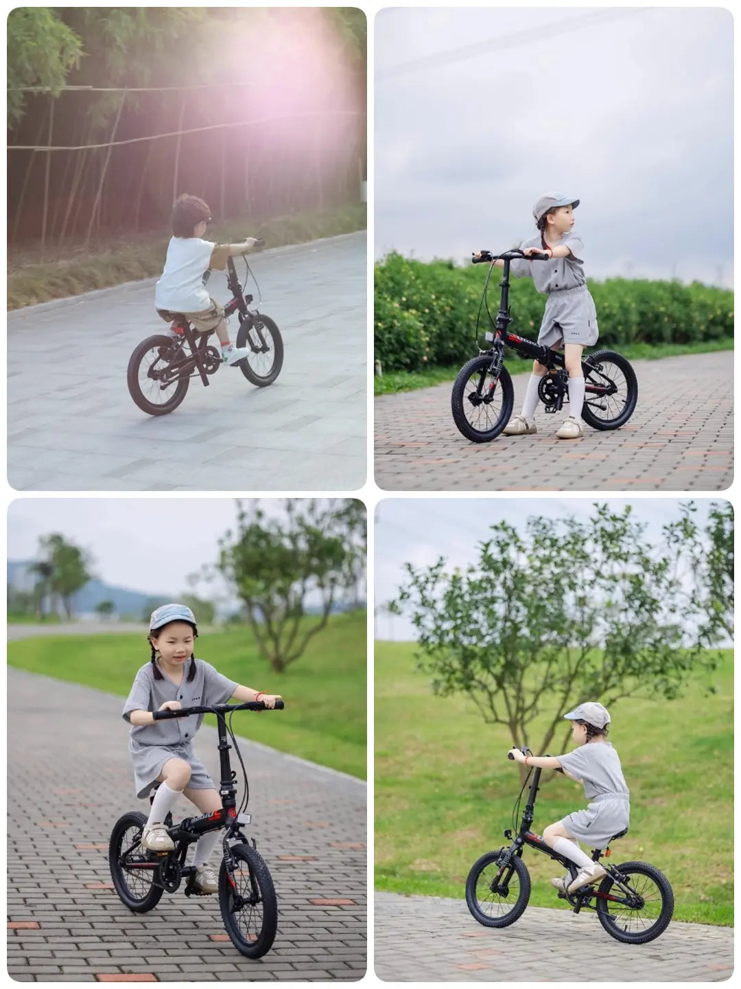 Sooibe 009 16″ Kids Foldable Mountain Bike GoodTimes Cycle