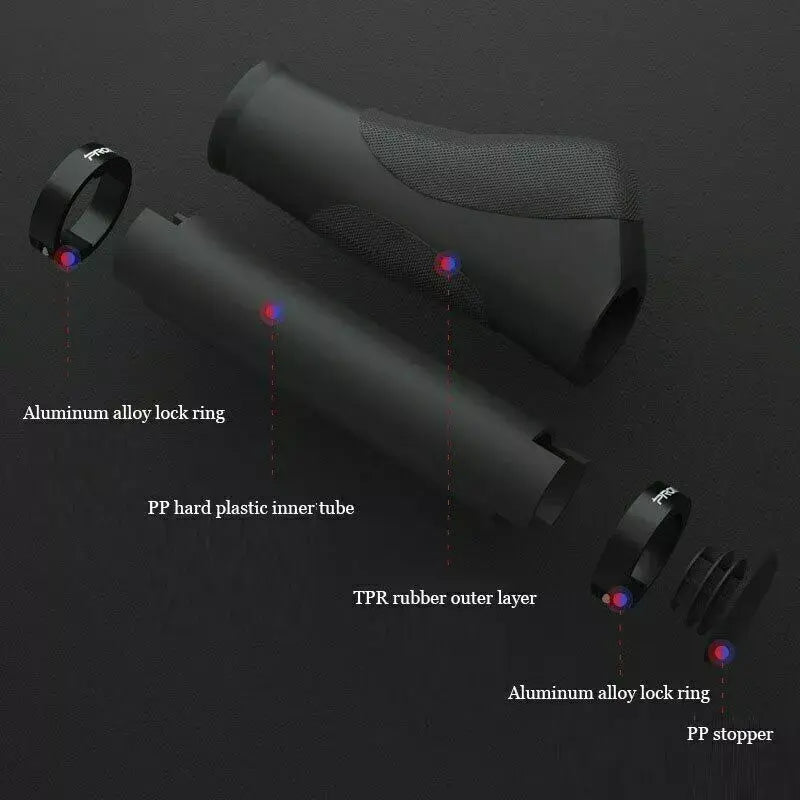 Promend GR-506 Ergonomic Rubber Grips - GoodTime Cycle