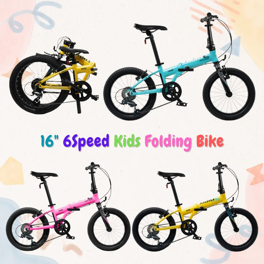 Sooibe 009 16″ Kids Foldable Mountain Bike GoodTimes Cycle